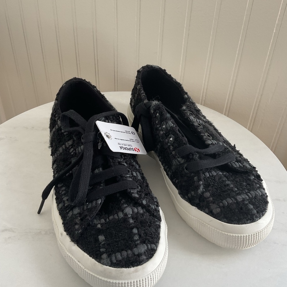 Superga  Women’s 2750 Boucle’ Tweed Wool Blend Sneakers NWT
